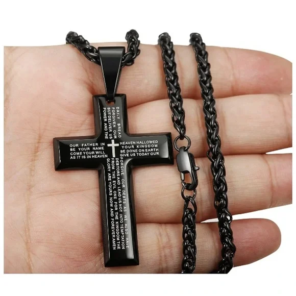 Stainless Steel Cross Chain